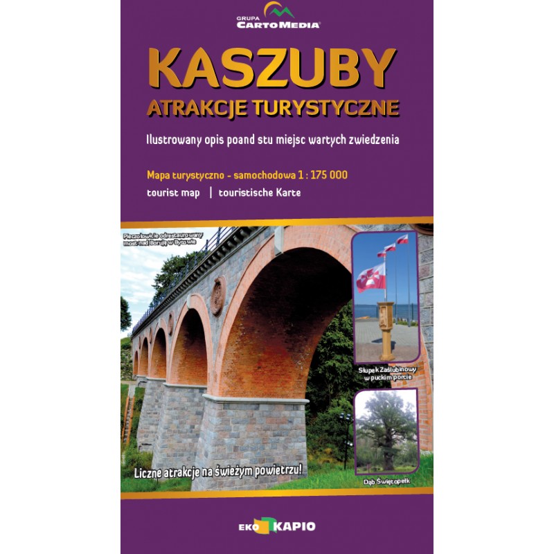 Kaszuby Atrakcje Turystyczne Wersja Laminowana Eko Kapio Artur